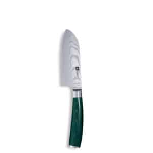 Richardson Sheffield MIDORI Santokumesser 5 dunkelgrün Santoku Messer Damast graviert