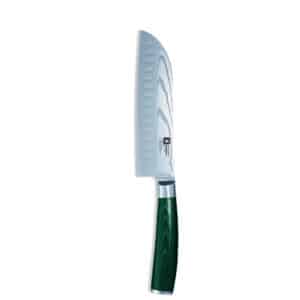 Richardson Sheffield MIDORI Santokumesser 7 dunkelgrün Damast Santokumesser mit Namen