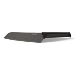 Kuppels BLACK Santokumesser 7" Kochmesser Gravur