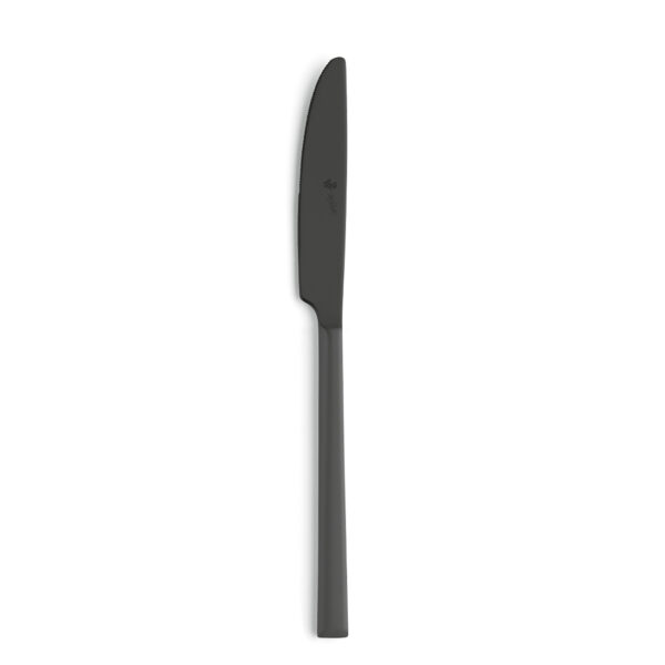 Vivendi PVD Schwarz matt Besteckset 4-teilig erwachsen Paul Wirths Besteck schwarz mit Gravur Messer