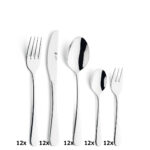 Rhodos Besteck Set 60 teilig mit Gravur