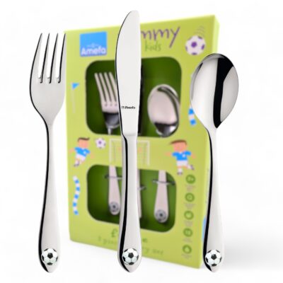 Footie Kinderbesteck 3-teilig Amefa Kinderbesteck mit individueller Gravur