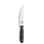 PORTERHOUSE Steakmesser Vollheft holz Steakmesser mit Gravur