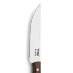 PORTERHOUSE Steakmesser Vollheft holz Steakmesser mit Gravur (3)