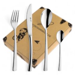 Swing Kinderbesteck 4-teilig poliert Kinderbesteck mit individuellem Design
