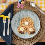 TEDDY Kinderbesteck 3-teilig Amefa Kinderbesteck graviert gedeckter Tisch