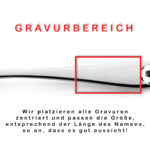 Vorlage-Gravurbereich Footie Kinderbesteck 3-teilig Amefa Kinderbesteck mit individueller Gravur
