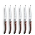 Graviertes Steakmesser Set Holz ROYAL STEAK Amefa Premiere