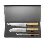 EXPERT Messerset 3-teilig holz Messerset in Verpackung