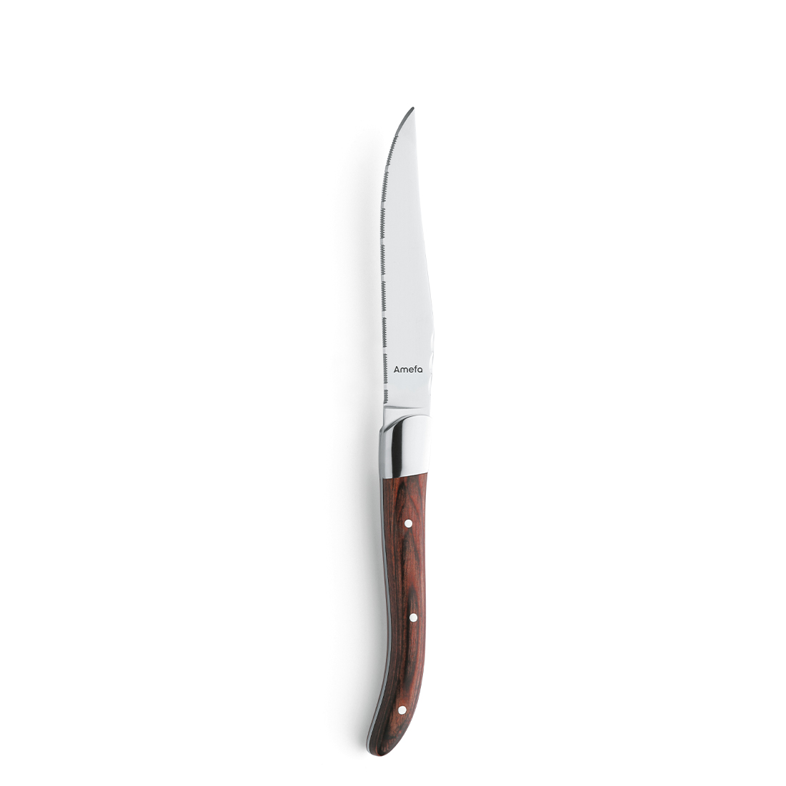 Steakmesser Set 4-teilig Holz ROYAL STEAK Amefa Premiere personalisiert Messer