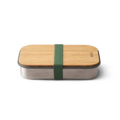 Brotdose personalisiert 900 ml mit Holzdeckel von black & blum