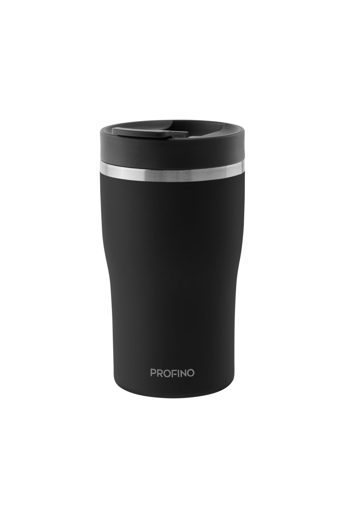Profino Thermobecher mit Gravur in schwarz 250 ml