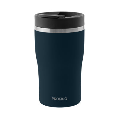 Profino Thermobecher mit Gravur in blau 250 ml