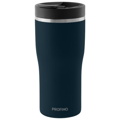 Profino Thermobecher mit Gravur blau
