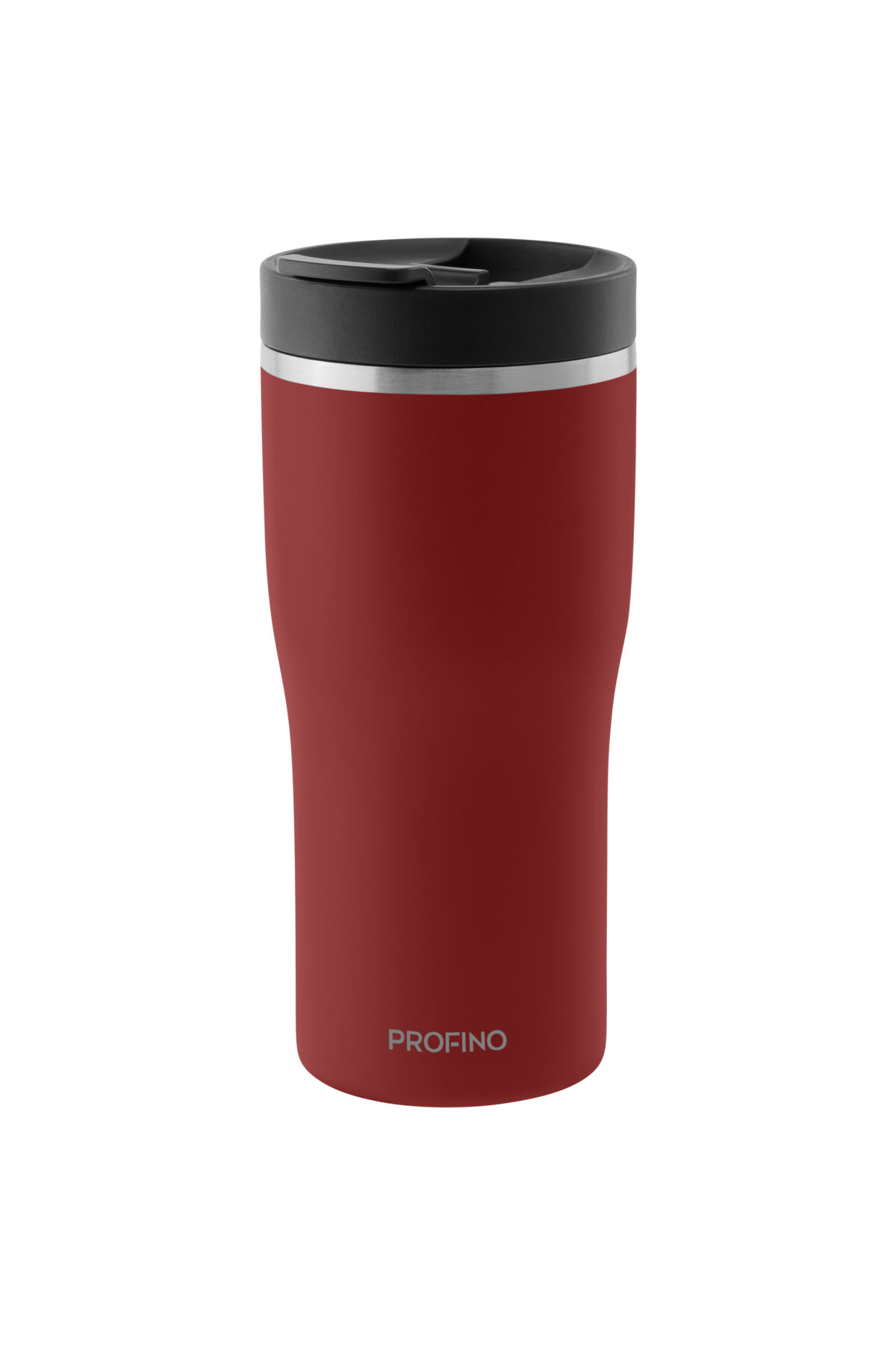Thermobecher Profino rot mit Gravur komplett